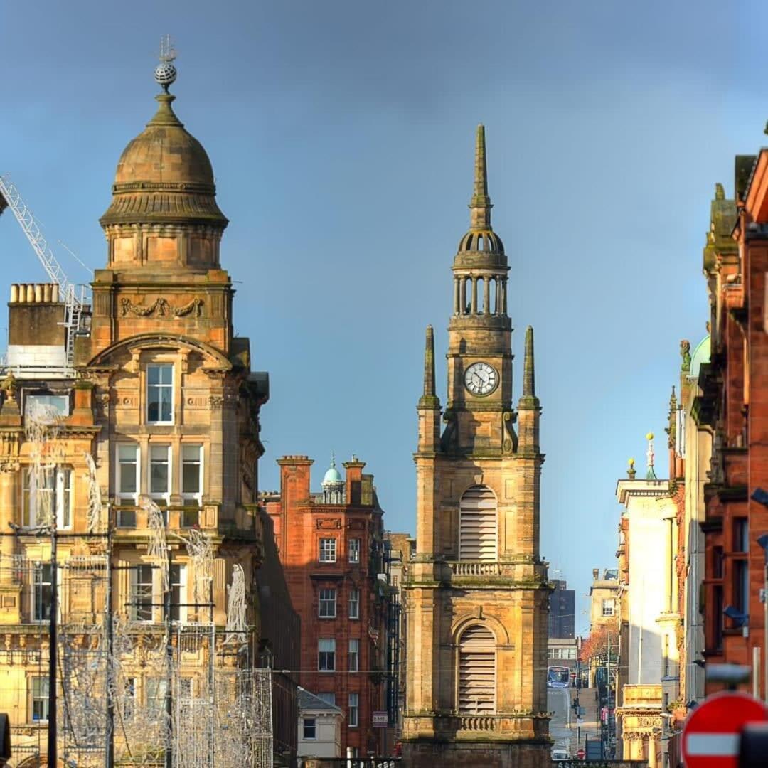 Modern And Refurbished Flat In Merchant City 글라스고 외부 사진