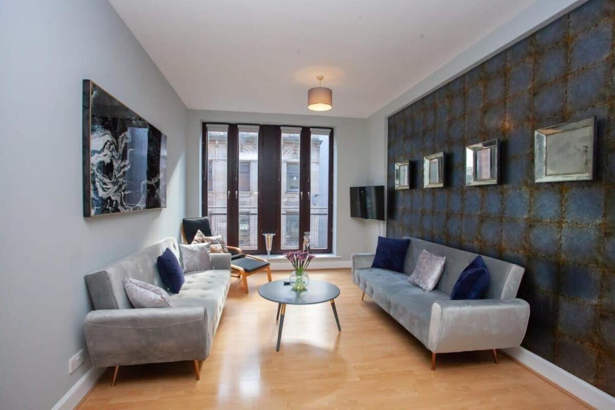 Modern And Refurbished Flat In Merchant City 글라스고 외부 사진