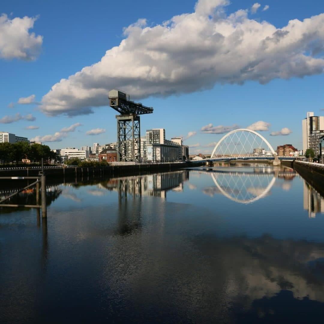 Modern And Refurbished Flat In Merchant City 글라스고 외부 사진