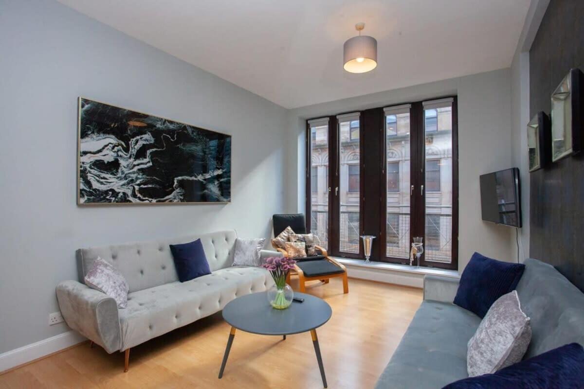 Modern And Refurbished Flat In Merchant City 글라스고 외부 사진