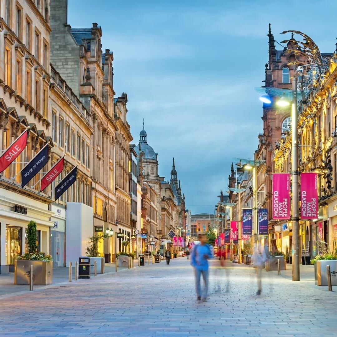 Modern And Refurbished Flat In Merchant City 글라스고 외부 사진